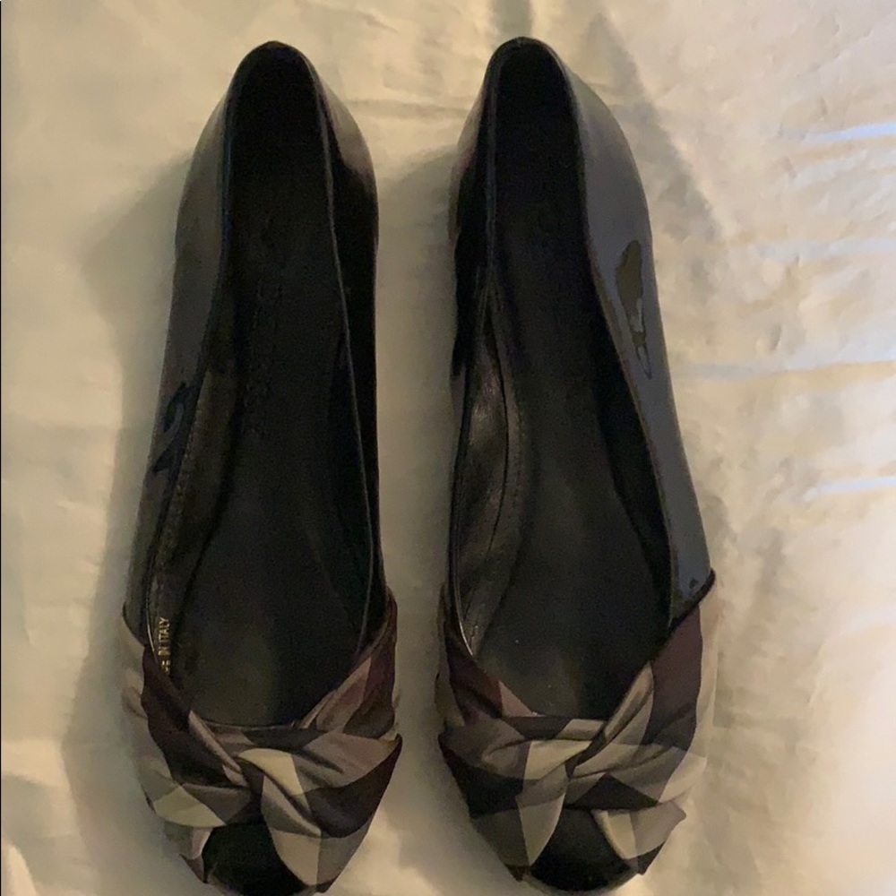 Burberry Patent Leather Flats